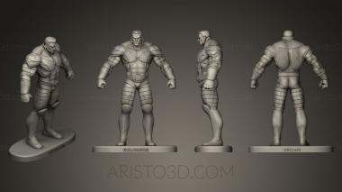 Figurines heroes, monsters and demons (STKM_0165) 3D model for CNC machine